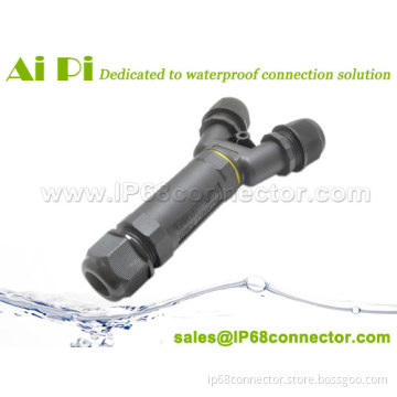 Waterproof 3-Way Y-Type Wire Connector